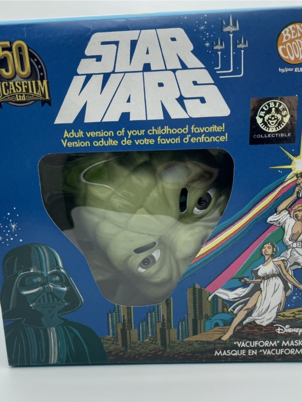 Rubies Costumes YODA “Vacuform” Mask Adult Star Wars Limited Edition *Sealed* - Picture 4 of 4